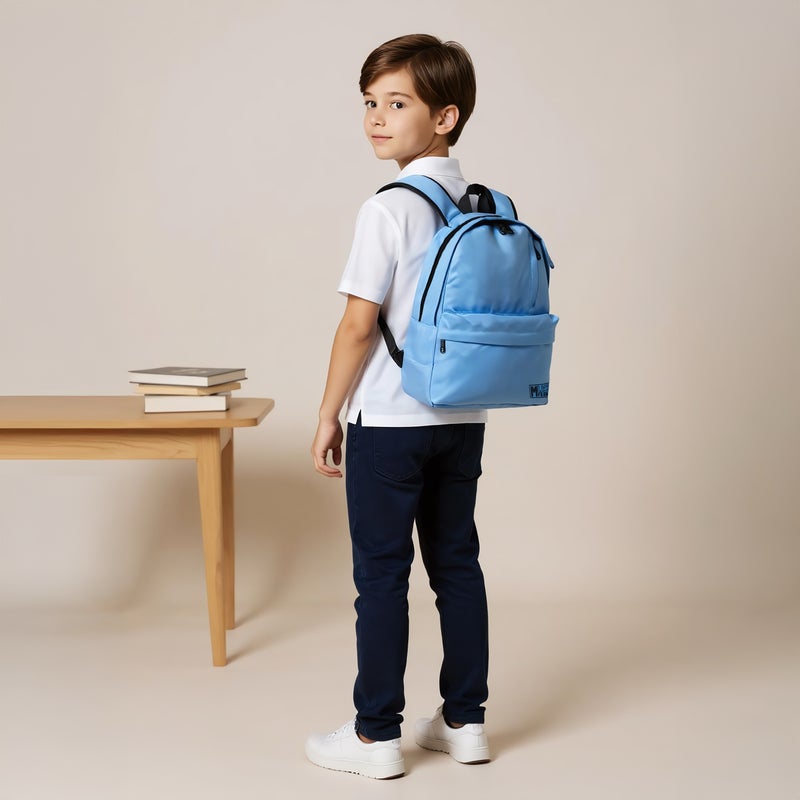 Must Backpack-Sustainable-2 Cmprt-25L (Rpet Pu) Blue \ 32X19X42 - Image 3